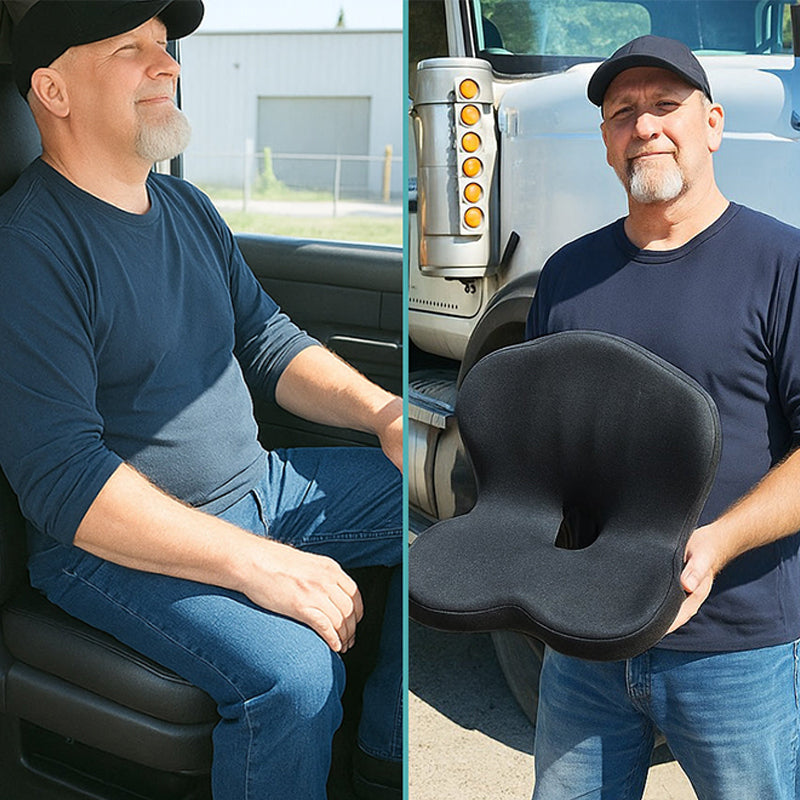 UltiFurni® ErgonomicCushion - Komfortabel Sæde Ergonomisk Pude