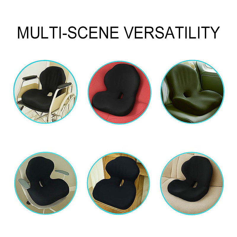 UltiFurni® ErgonomicCushion - Komfortabel Sæde Ergonomisk Pude