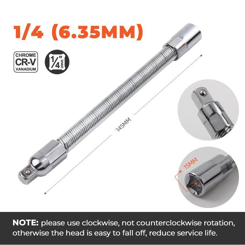 ExtensionDrive: Heavy-Duty Universal Fleksibel Stikdrejeforlænger Sæt