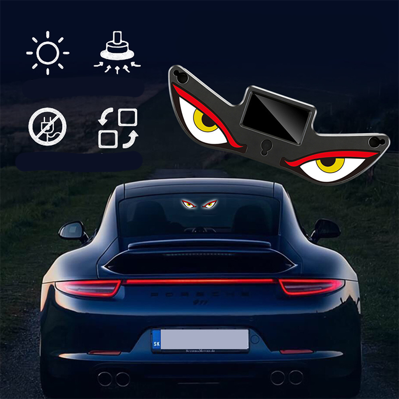 WindshieldEyes 1+1 GRATIS - Solenergi Windshield LED Øjne Belysnings Tilbehør