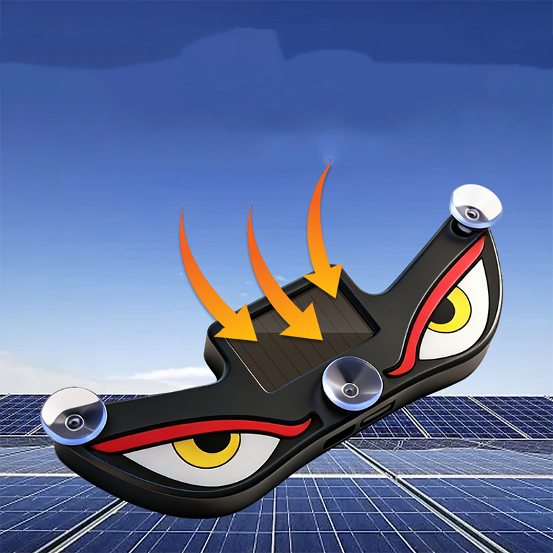 WindshieldEyes 1+1 GRATIS - Solenergi Windshield LED Øjne Belysnings Tilbehør
