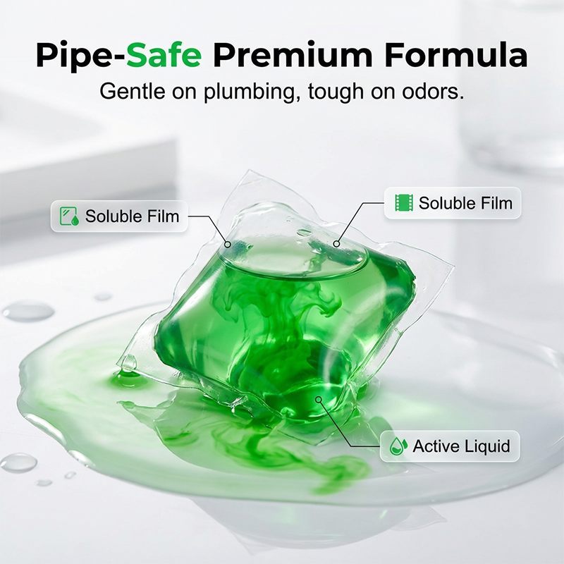 CleanerPro° DrainDeodorant 1+1 GRATIS - Bio-Enzym Afløbs Deodorant Lugtneutraliserende Gel Pod'er