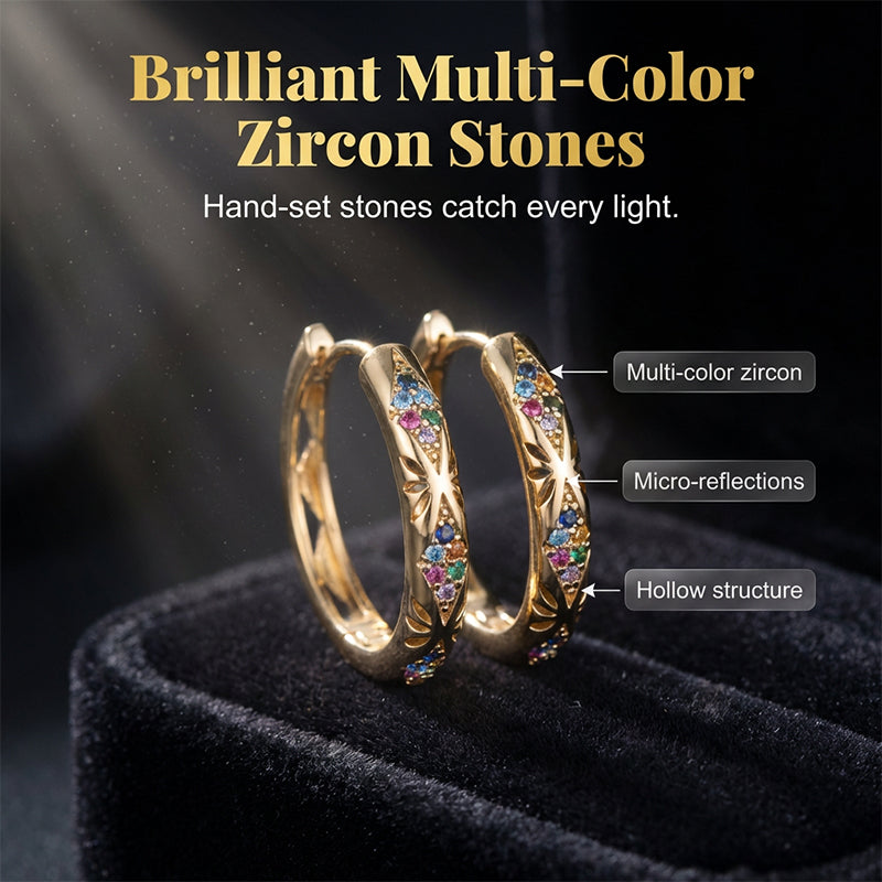 Jewelance™ SparklingHoops 1+1 GRATIS: Øjenfaldende, Stilfulde Hverdagshængsler