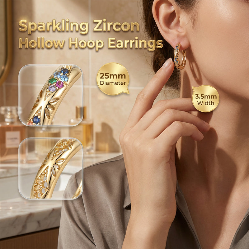 Jewelance™ SparklingHoops 1+1 GRATIS: Øjenfaldende, Stilfulde Hverdagshængsler