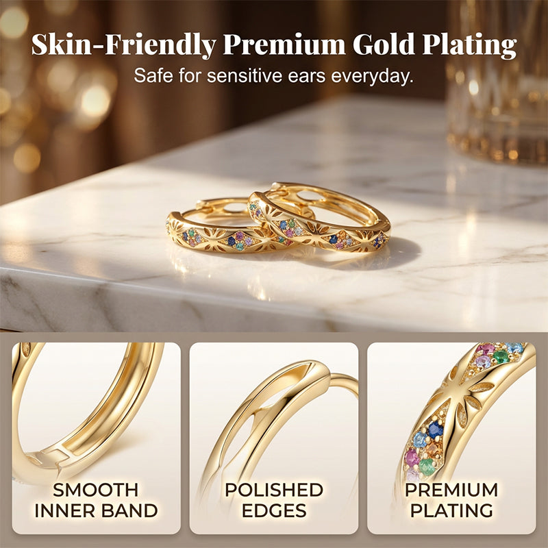 Jewelance™ SparklingHoops 1+1 GRATIS: Øjenfaldende, Stilfulde Hverdagshængsler