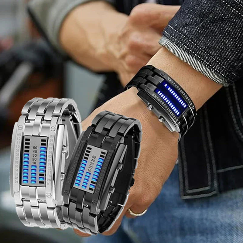 LEDWatch: Futuristisk Premium Holdbar Digital LED Ur