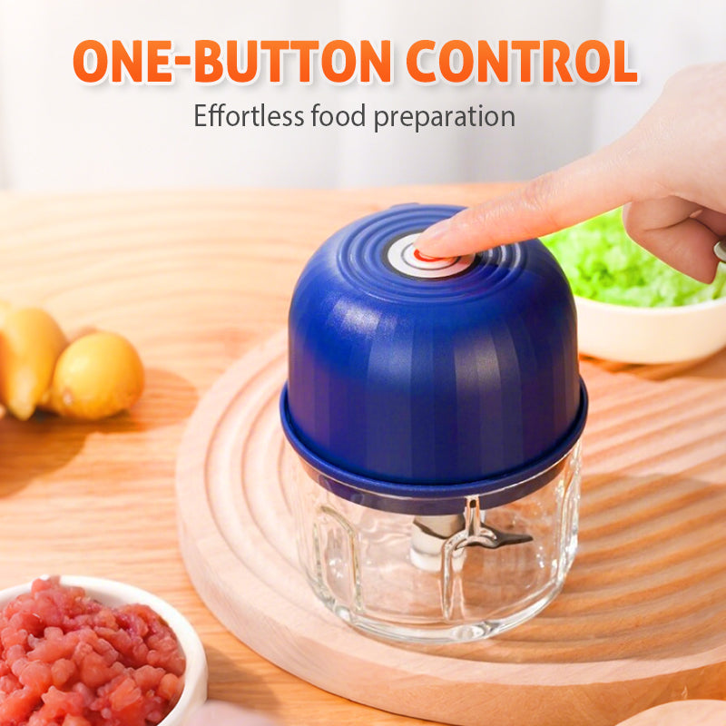 Globetrek° FoodProcessor: Hurtig Og Nem Madlavning Mini Hakker Food Processor