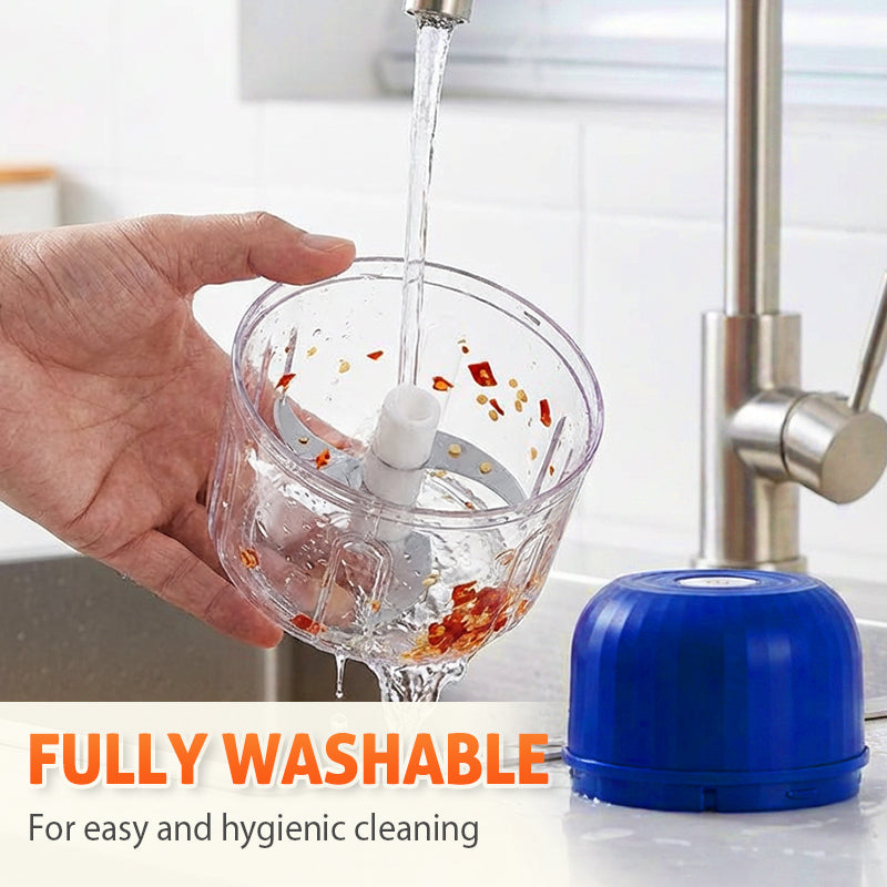 Globetrek° FoodProcessor: Hurtig Og Nem Madlavning Mini Hakker Food Processor