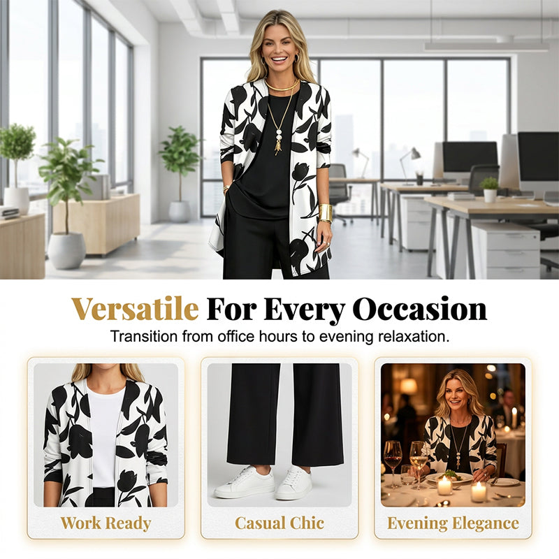 Icone™ FloralOutfit - Elegant Og Komfortabel Floral Print Outfit Sæt Til Kvinder