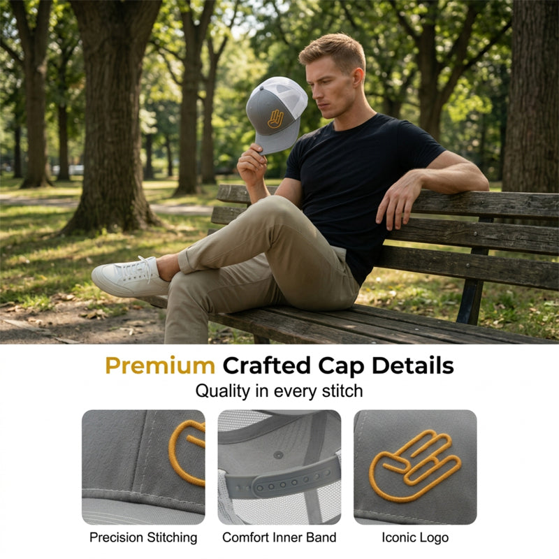 Icone™ TruckerCap 1+1 GRATIS - Letvægts Åndbar Mesh Trucker Kasket