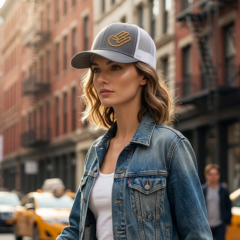 Icone™ TruckerCap 1+1 GRATIS - Letvægts Åndbar Mesh Trucker Kasket
