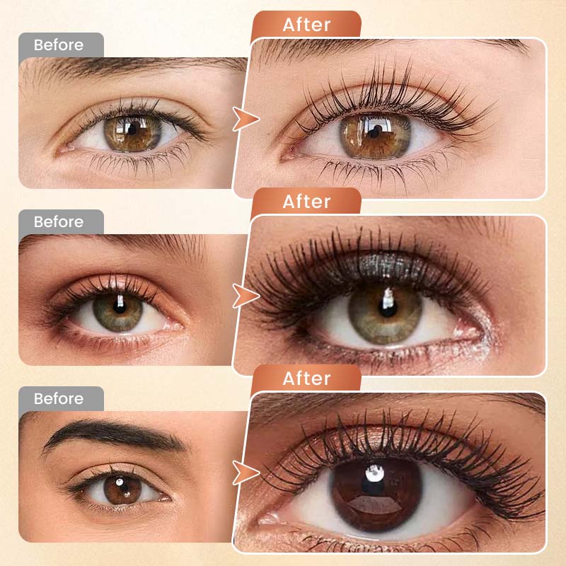 CurlingMascara 1+1 GRATIS - Vandfast Langtidsholdende Curl Og Forlængende Mascara
