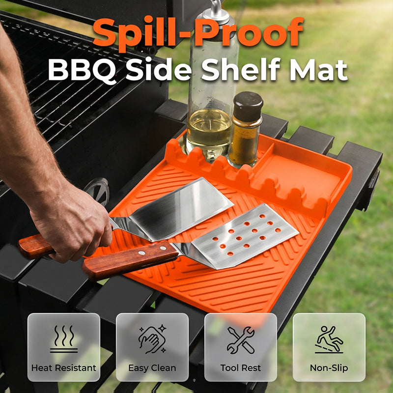 Globetrek° GriddleMat: Vaskbar BBQ Griddle Side Hylde Måtte