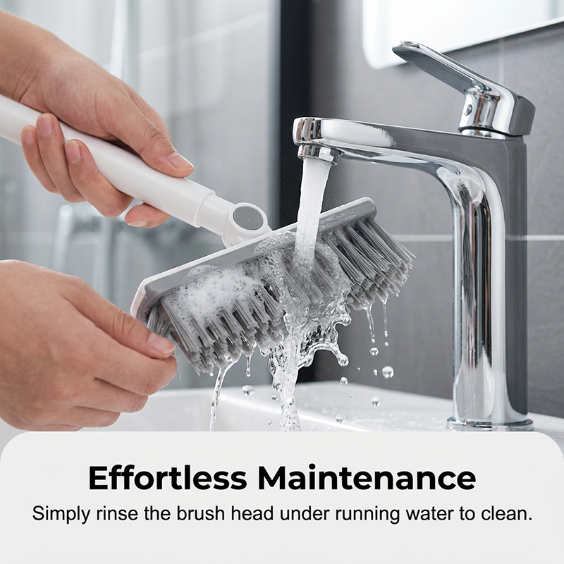 Cleaner Pro° CleanBrush: Multifunktionel Langt Håndtag Børste Og Squeegee Rengøringsværktøj