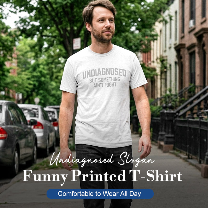 Icone™ SloganShirt: Personlighedsudtalelse Slogan T-Shirt Til Mænd Og Kvinder