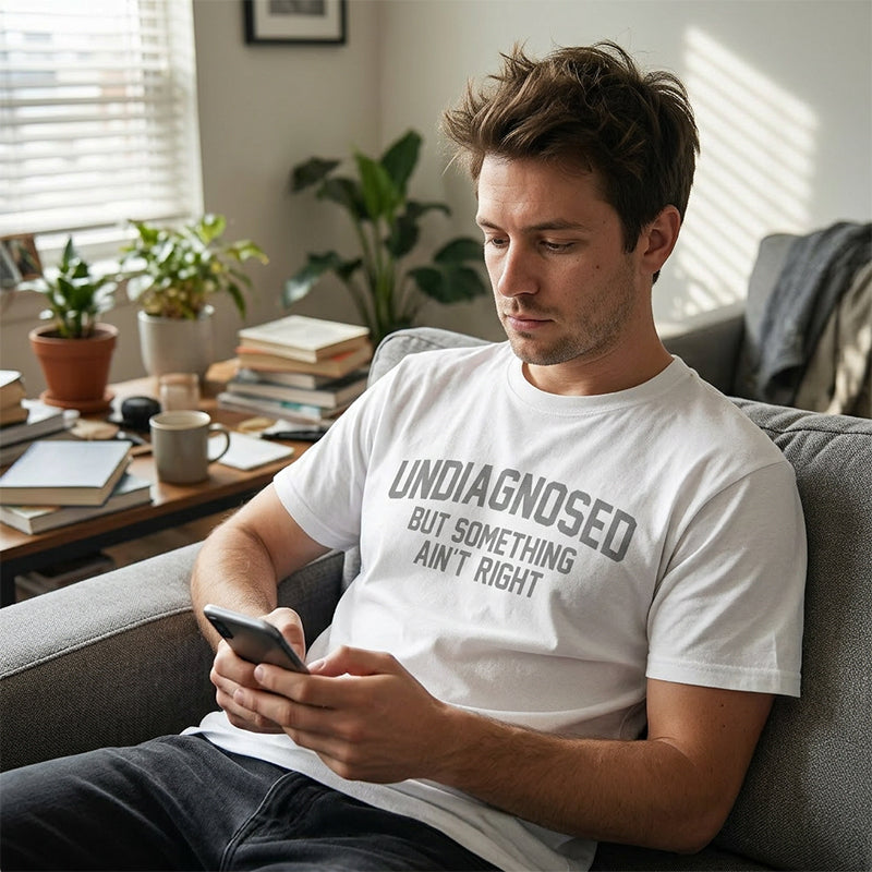 Icone™ SloganShirt: Personlighedsudtalelse Slogan T-Shirt Til Mænd Og Kvinder