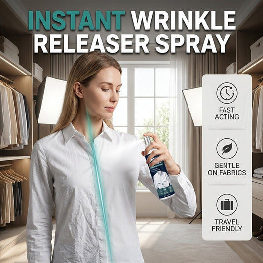 WrinkleSpray 1+1 GRATIS: Sikker Formel Øjeblikkelig Tøjkrøllefjerner Spray