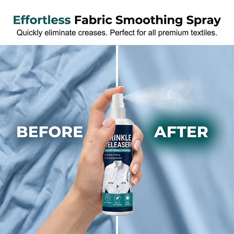 WrinkleSpray 1+1 GRATIS: Sikker Formel Øjeblikkelig Tøjkrøllefjerner Spray