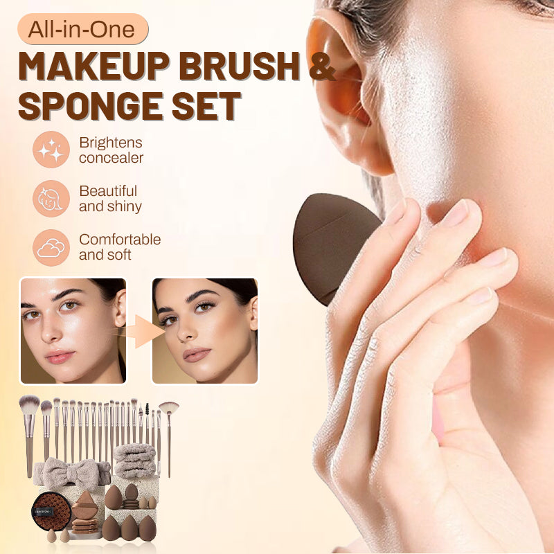 MakeupTools - Komplet Makeup Kit Kosmetiske Pensler og Blandingsværktøjer Sæt