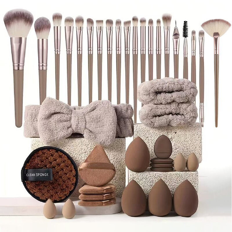MakeupTools - Komplet Makeup Kit Kosmetiske Pensler og Blandingsværktøjer Sæt