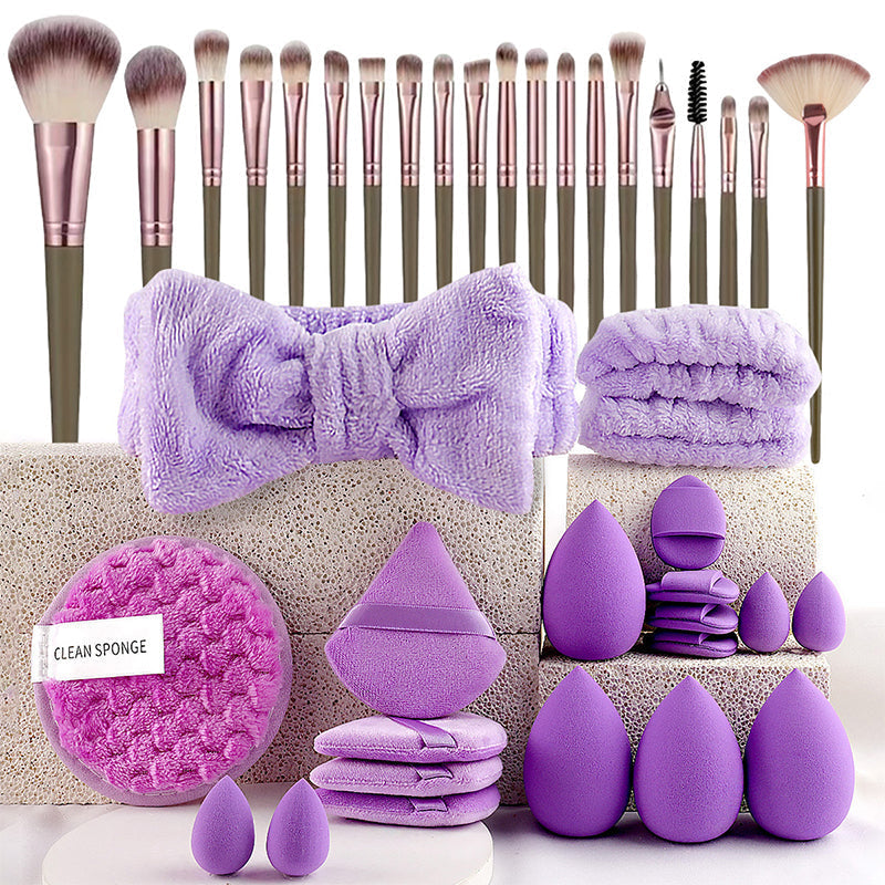 MakeupTools - Komplet Makeup Kit Kosmetiske Pensler og Blandingsværktøjer Sæt