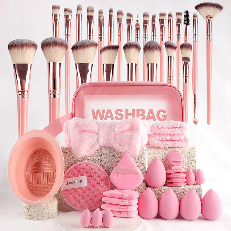 MakeupTools - Komplet Makeup Kit Kosmetiske Pensler og Blandingsværktøjer Sæt