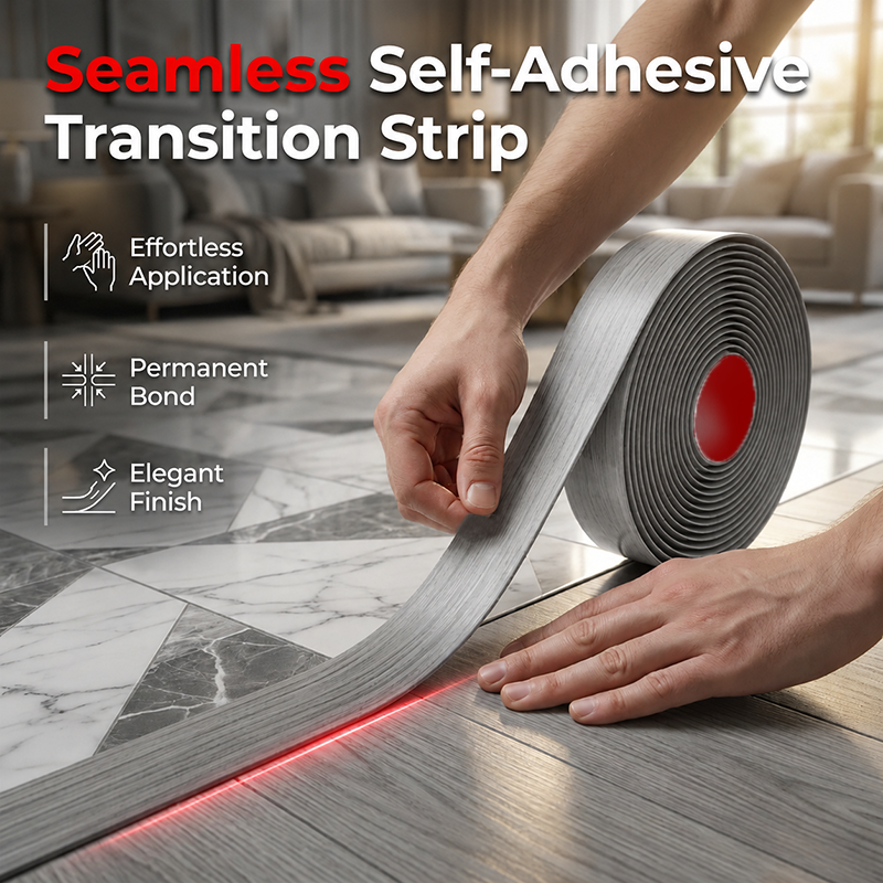 AdhesiveStrip™ - Multifunktionel Og Holdbar Sammenhængende Selvklæbende Gulvlist