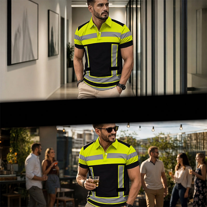 Icone™ ReflectiveShirt - Høj-Synlig Refleks Polo Skjorte