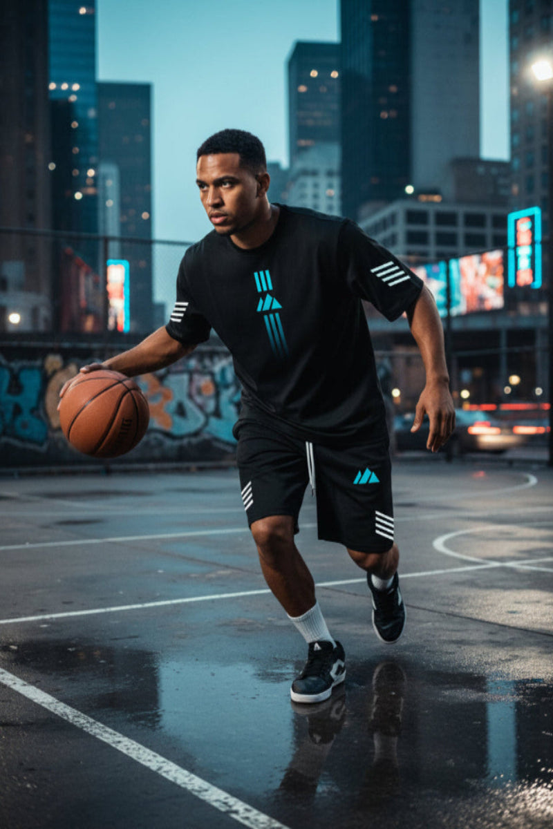 Icone™ SportOutfit: Komfortabelt To-delt Sport Outfit Sæt til Mænd