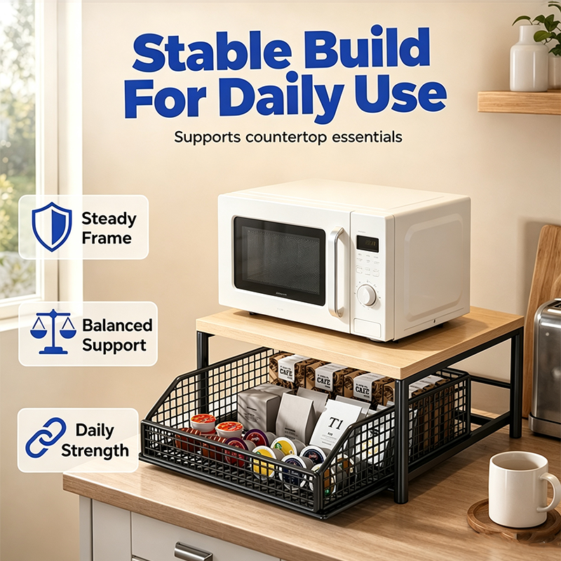 Globetrek° KitchenOrganizer: Pladsbesparende Køkkenbordorganisator