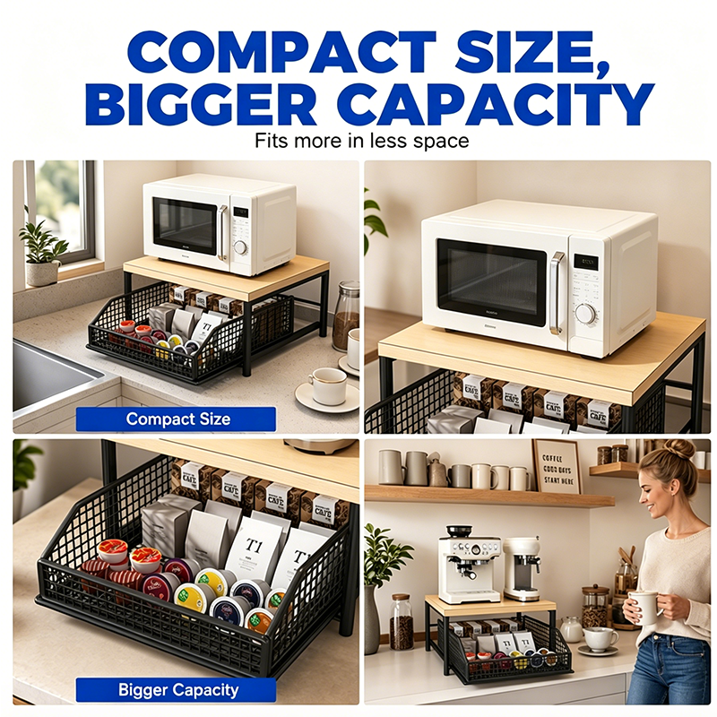 Globetrek° KitchenOrganizer: Pladsbesparende Køkkenbordorganisator