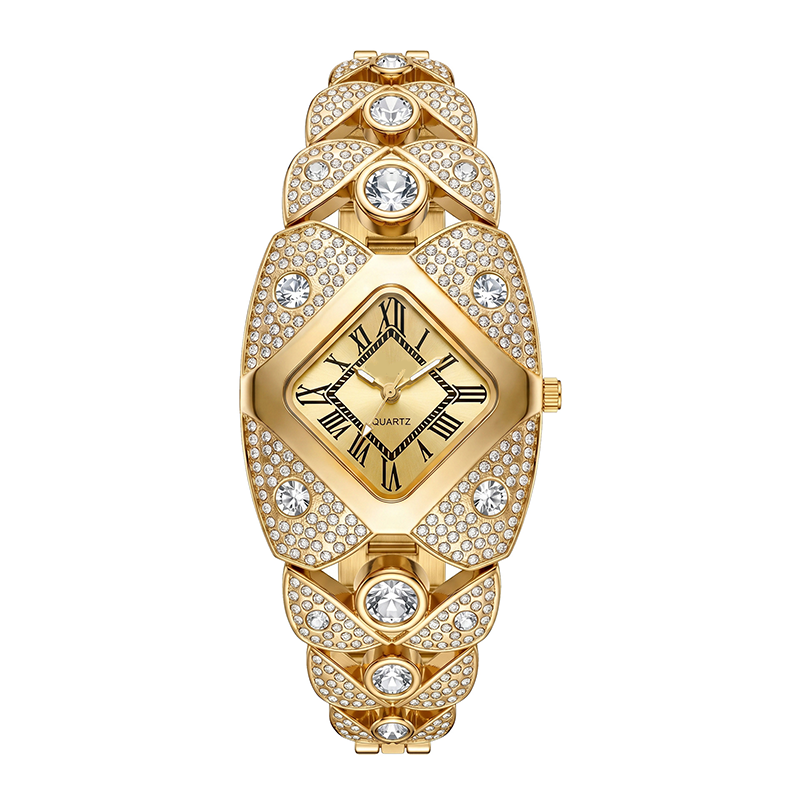 Jewelance™ CrystalWatch: Kvinders Elegante Kvarts Krystal Armbåndsur