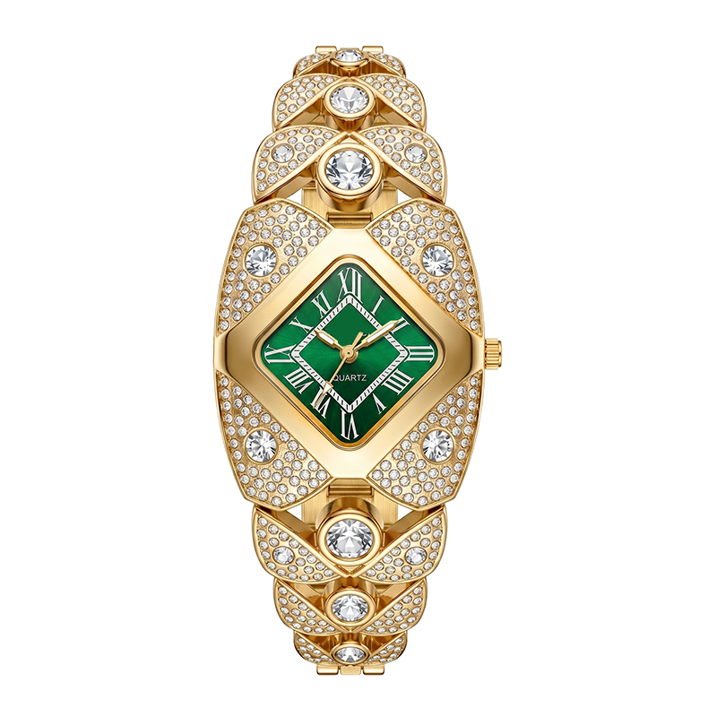 Jewelance™ CrystalWatch: Kvinders Elegante Kvarts Krystal Armbåndsur