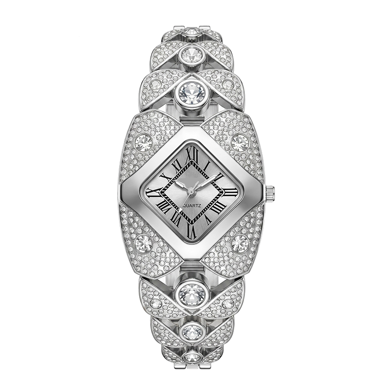 Jewelance™ CrystalWatch: Kvinders Elegante Kvarts Krystal Armbåndsur