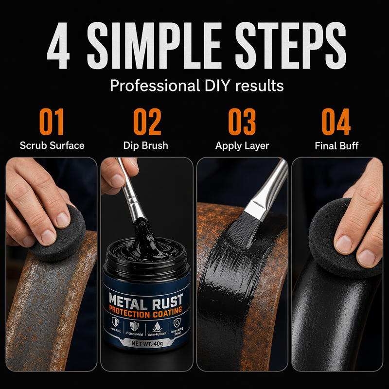 RustProtection 1+1 GRATIS - Metal Rustbeskyttelseslag Repareringspasta