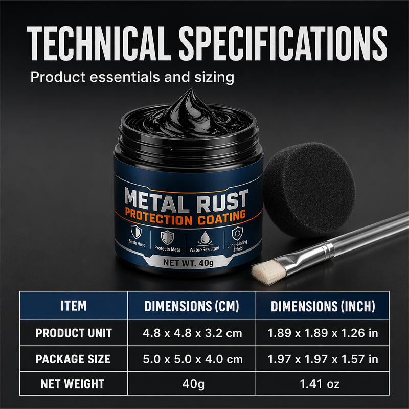 RustProtection 1+1 GRATIS - Metal Rustbeskyttelseslag Repareringspasta