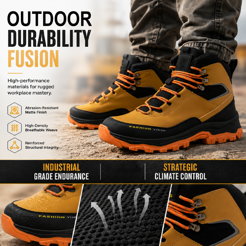 Happy™ WorkShoes: Punkteringsresistente Skridsikre Sikkerhedssko