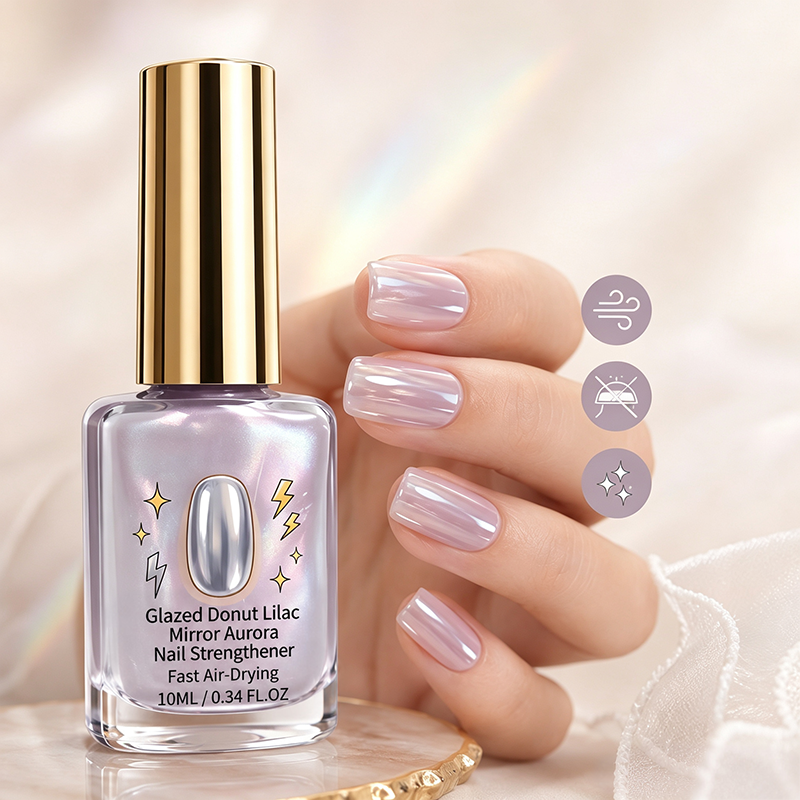 NailStrengthener 1+1 GRATIS - Glansfuld Finish Neglestyrker Hurtig Tørrende Neglelak