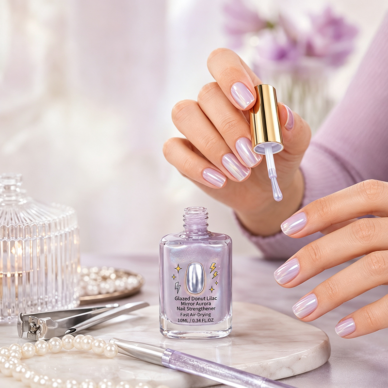 NailStrengthener 1+1 GRATIS - Glansfuld Finish Neglestyrker Hurtig Tørrende Neglelak