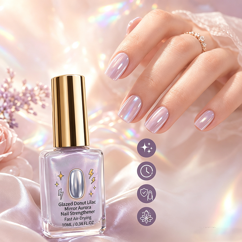 NailStrengthener 1+1 GRATIS - Glansfuld Finish Neglestyrker Hurtig Tørrende Neglelak