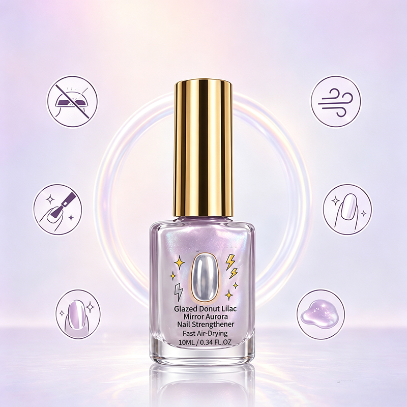 NailStrengthener 1+1 GRATIS - Glansfuld Finish Neglestyrker Hurtig Tørrende Neglelak