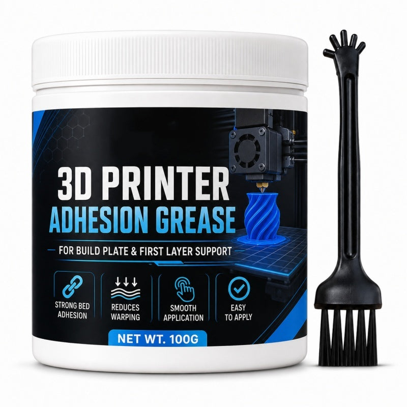 AdhesionGrease - 3D Printer Adhesion Bed Grease For Reliable First Layers