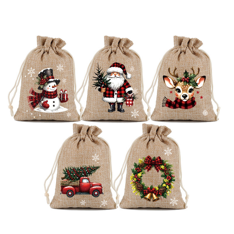 Icone™ ChristmasPouch 1+1 GRATIS - Juletema Snoretræk Gavepose