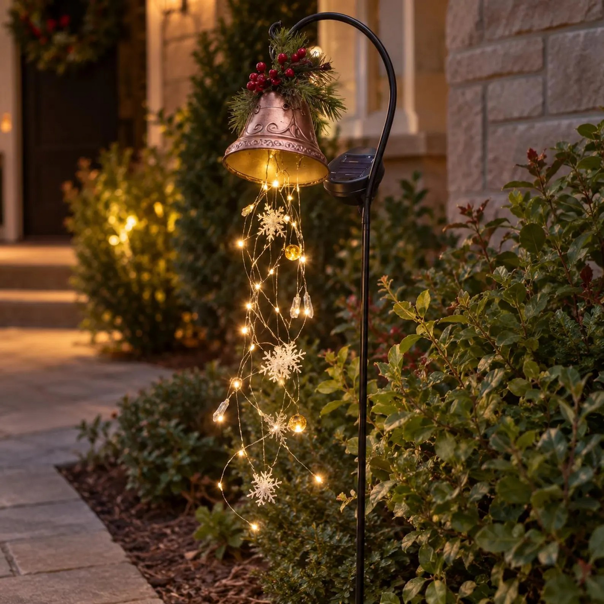 Ledsen™ MerryBell - Jule Merry Bell Cascade Udendørs Festlig Dekor