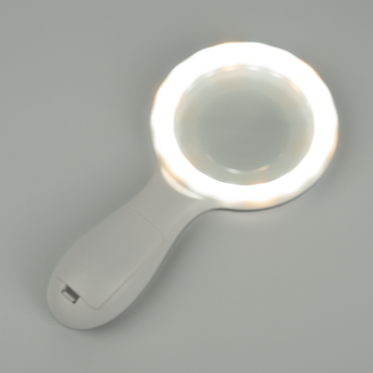 Stærkt Forstørrelsesglas x10 med 18 LED-lys, Hvid
