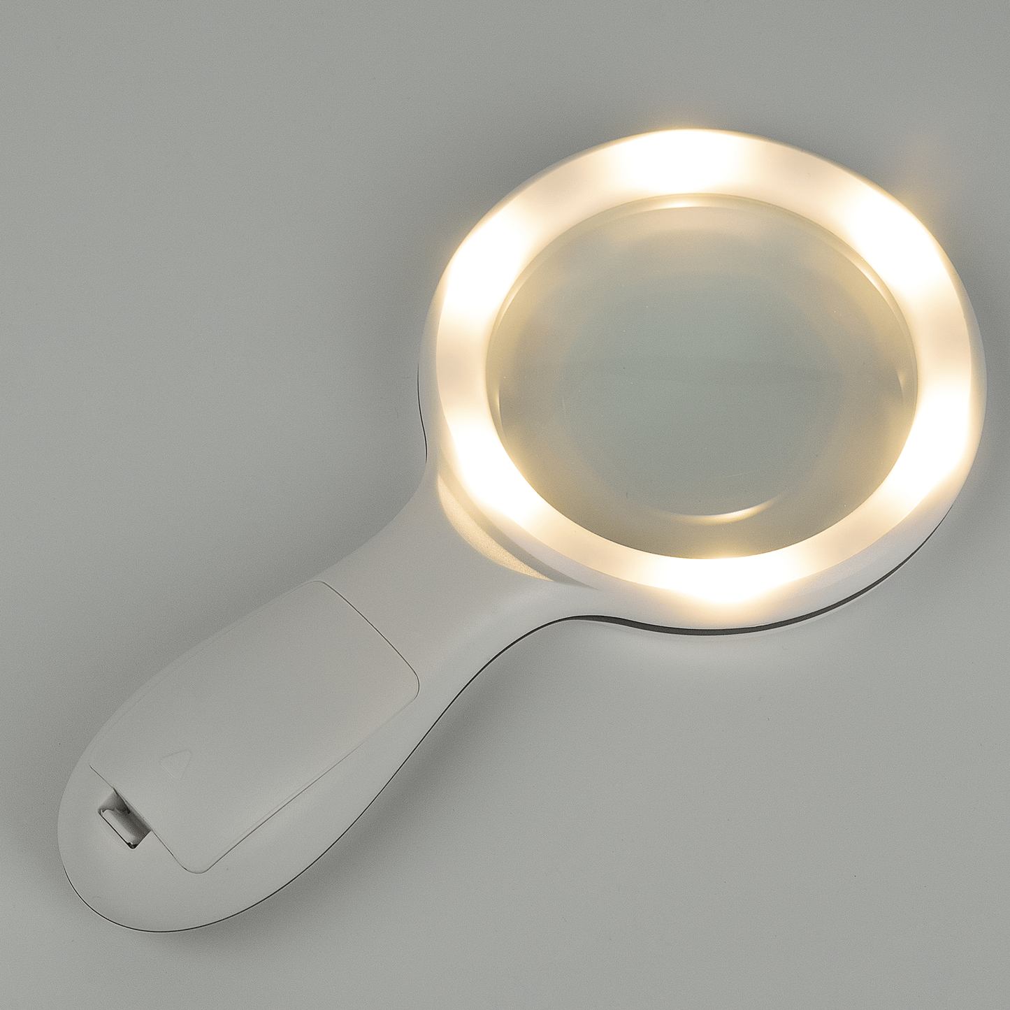 Stærkt Forstørrelsesglas x10 med 18 LED-lys, Hvid