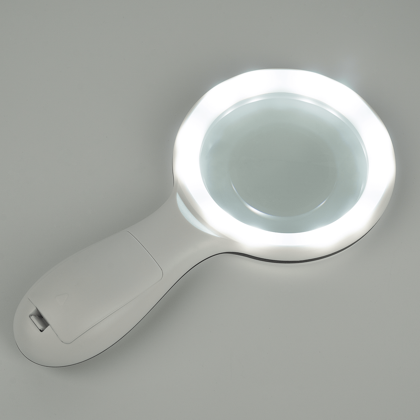 Stærkt Forstørrelsesglas x10 med 18 LED-lys, Hvid