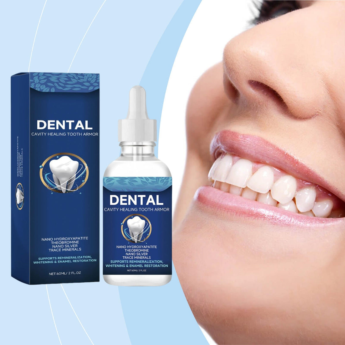 ToothArmor 1+1 GRATIS: Oral Pleje Beskyttelse Og Tandreparations Serum