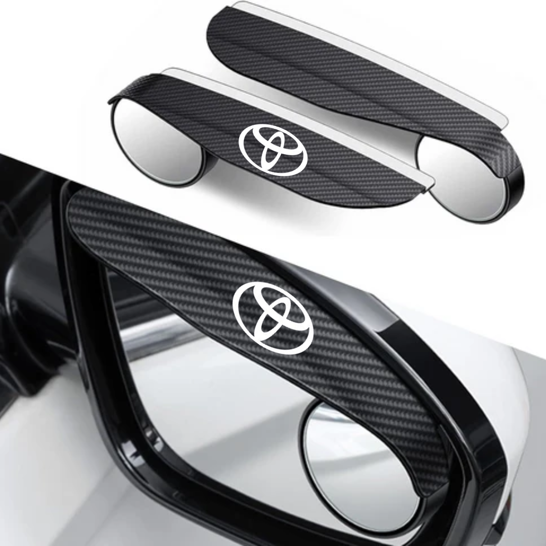 MirrorVisors 1+1 GRATIS: Bilsidespejl Regn Øjenbryn Blind Spot Spejl Visorer