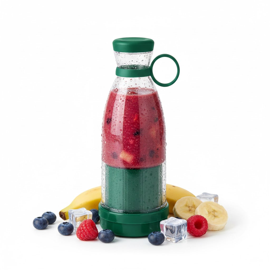 Globetrek° PortableBlender: Genopladelig Mini Elektrisk Smoothie Og Juice Maskine Bærbar Blender